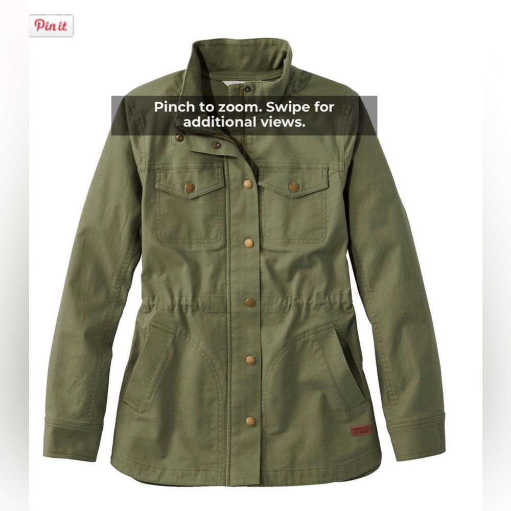Women's L.L.Bean Green Field Jacket